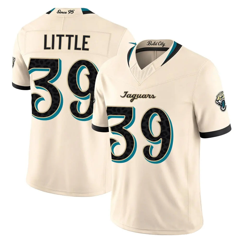 J.Jaguars #39 Cam Little Player Natural Limited 2026 Rivalries Collection Game CBdoa Stitched Jerseys