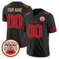Custom KC.Chiefs Black Limited Vapor F.U.S.E. Home Game Any Name & Numbers CBdoa Stitched Jerseys
