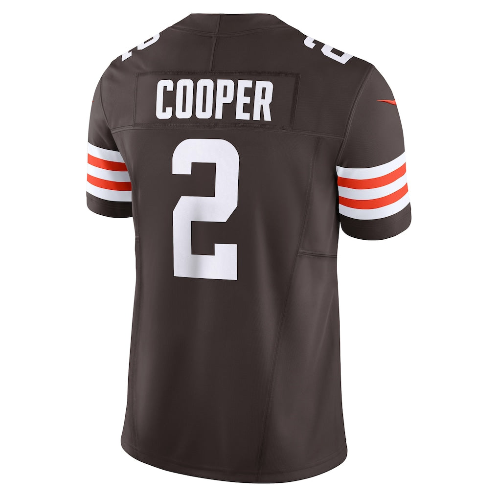 CBdoa C.Browns #2 Amari Cooper Brown Vapor F.U.S.E. Limited Jersey