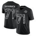 M.Dolphins #72 Jonah Savaiinaea Player Black Limited 2026 Salute to Service Home Game CBdoa Stitched Jerseys