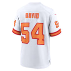 CBdoa TB.Buccaneers #54 Lavonte David White 50th Season Game Jersey