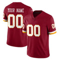 Custom W.Commanders Burgundy Limited Team Vapor F.U.S.E. Home Game Any Name & Numbers CBdoa Stitched Jerseys