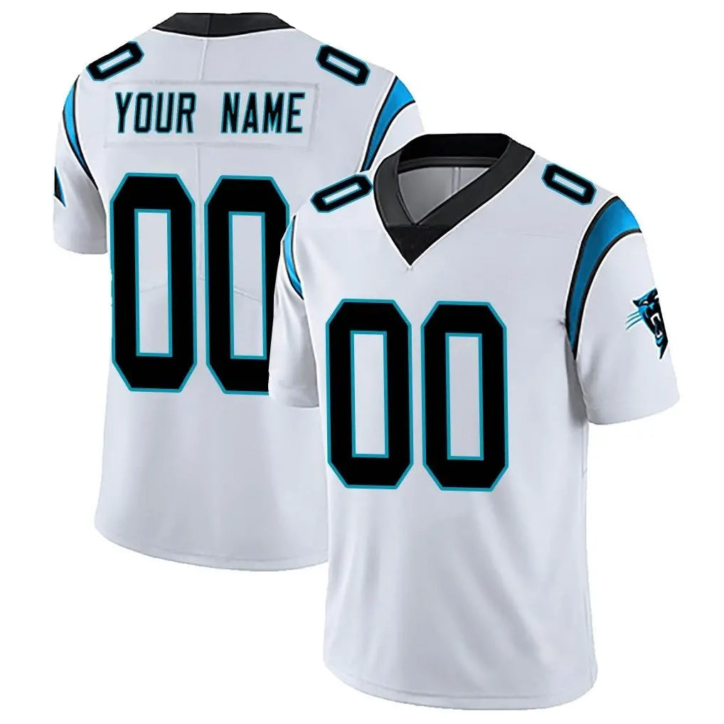 Custom C.Panthers White Vapor Untouchable Limited Game Any Name & Numbers CBdoa Stitched Jerseys