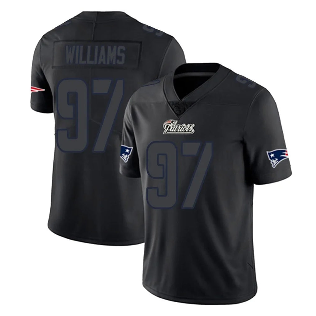 NE.Patriots #97 Milton Williams Player Black Impact LImited Home Game CBdoa Stitched Jerseys