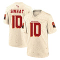 A.Cardinals #10 Josh Sweat Player Cream Rivalries Collection Game CBdoa Stitched Jerseys