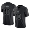 A.Cardinals #10 Josh Sweat Player Black RFLCTV Limited Home Game CBdoa Stitched Jerseys