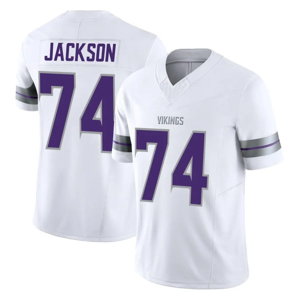 MN.Vikings #74 Donovan Jackson Player White Limited Alternate Vapor F.U.S.E. Home Game CBdoa Stitched Jerseys