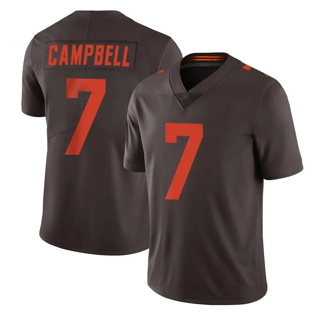 C.Browns #7 Tyson Campbell Player Browns Color Rush Limited Home Game CBdoa Stitched Jerseys