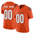Custom C.Bengals Orange Vapor F.U.S.E. Limited Home Game Any Name & Numbers CBdoa Stitched Jerseys