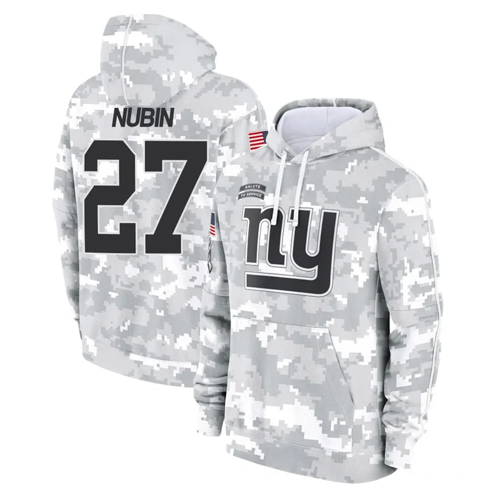 NY.Giants #27 Tyler Nubin Player Arctic Camo Salute to Service Pullover Hoodies Limited Game CBdoa Stitched Jerseys