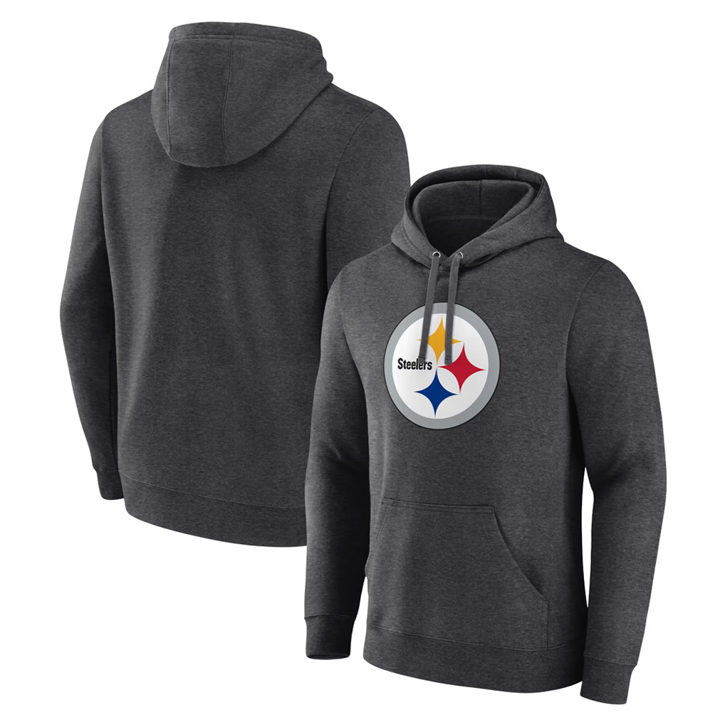 Custom P.Steelers Gray Pullover Hoodies Limited Any Name & Numbers  CBdoa Stitched Jerseys