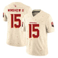 A.Cardinals #15 Gardner Minshew II Player Cream Rivalries Collection Vapor Limited Home Game CBdoa Stitched Jerseys