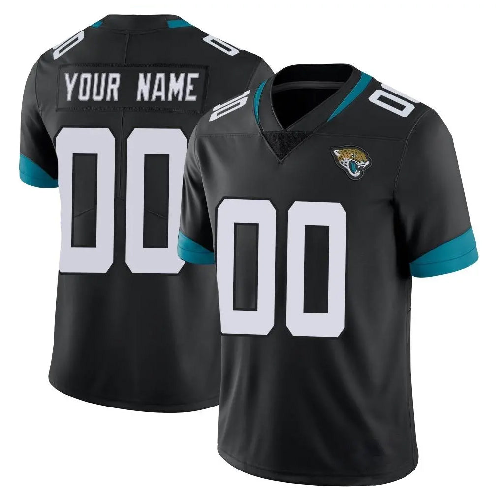 Custom J.Jaguars Black Vapor Untouchable Limited Home Game Any Name & Numbers CBdoa Stitched Jerseys