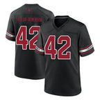 A.Cardinals #42 Dadrion Taylor-Demerson Player Black Alternate Game CBdoa Stitched Jerseys