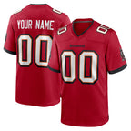 Custom TB.Buccaneers Red Home Game Any Name & Numbers CBdoa Stitched Jerseys