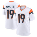 D.Broncos #19 Marvin Mims Jr. Player White Home Game CBdoa Stitched Jerseys