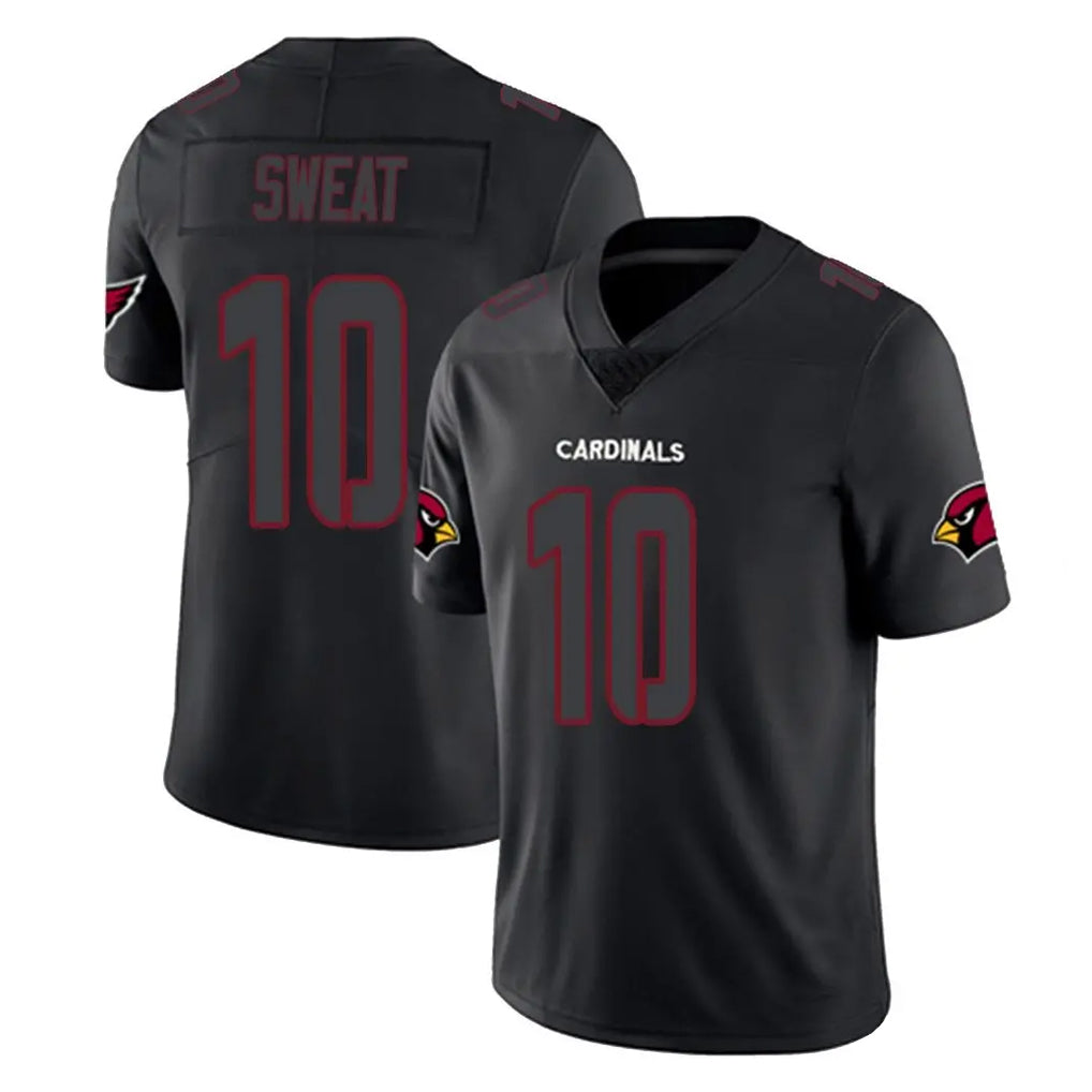 A.Cardinals #10 Josh Sweat Player Black Impact Limited Home Game CBdoa Stitched Jerseys
