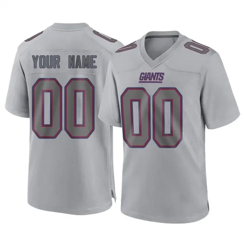 Custom NY.Giants Gray Atmosphere Fashion Limited Game Any Name & Numbers CBdoa Stitched Jerseys
