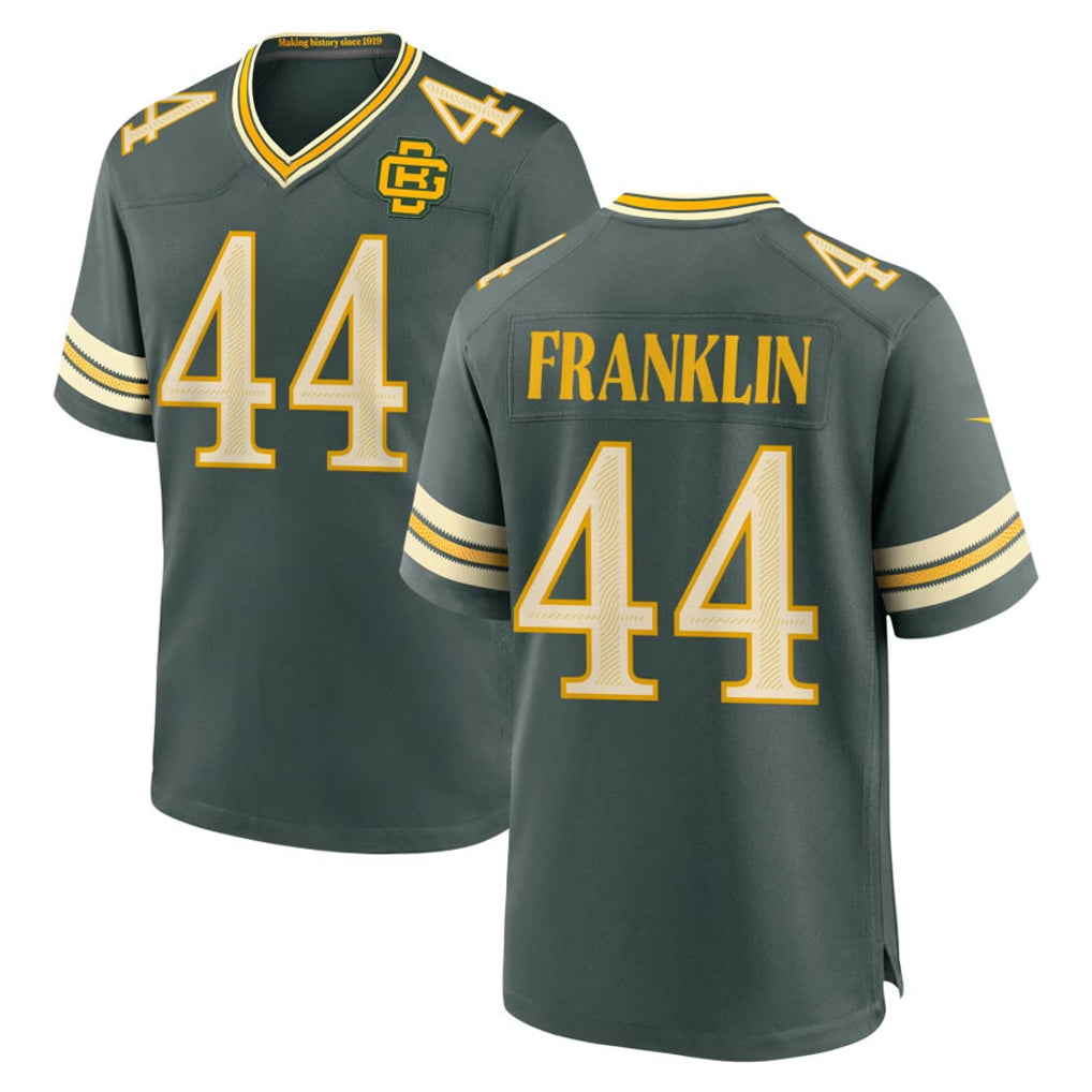 GB.Packers #44 Zaire Franklin Player Green 2026 Rivalries Collection Home Game CBdoa Stitched Jerseys