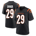 C.Bengals #29 Kyle Dugger Player Black Home Game CBdoa Stitched Jerseys