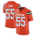 C.Browns #55 Spencer Fano Player Orange Alternate Vapor Untouchable Limited Home Game CBdoa Stitched Jerseys