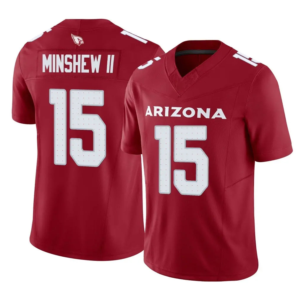 A.Cardinals #15 Gardner Minshew II Player Cardinal Vapor F.U.S.E. Limited Home Game CBdoa Stitched Jerseys