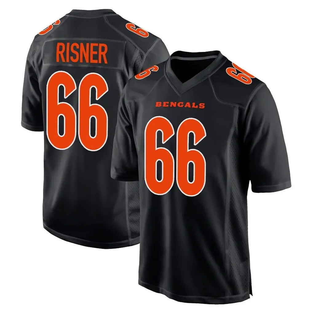 C.Bengals #66 Dalton Risner Player Black Fashion Game CBdoa Stitched Jerseys