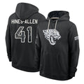 J.Jaguars #41 Josh Hines-Allen Player 2026 Black Logo Pullover Hoodies Limited Game CBdoa Stitched Jerseys