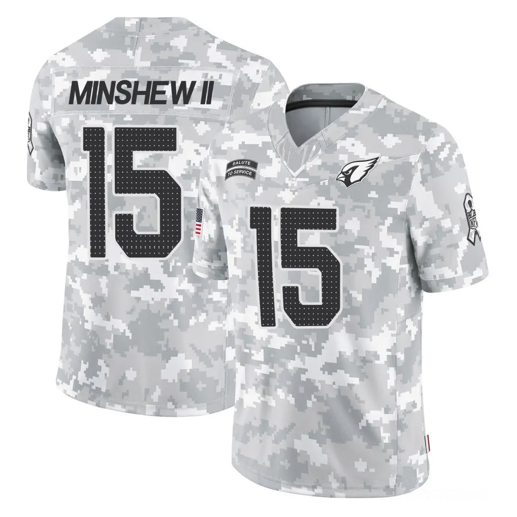 A.Cardinals #15 Gardner Minshew II Player Arctic Camo Limited Salute To Service Home Game CBdoa Stitched Jerseys