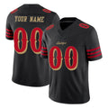 Custom SF.49ers Black Limited Rivalries Collection Home Game Any Name & Numbers CBdoa Stitched Jerseys