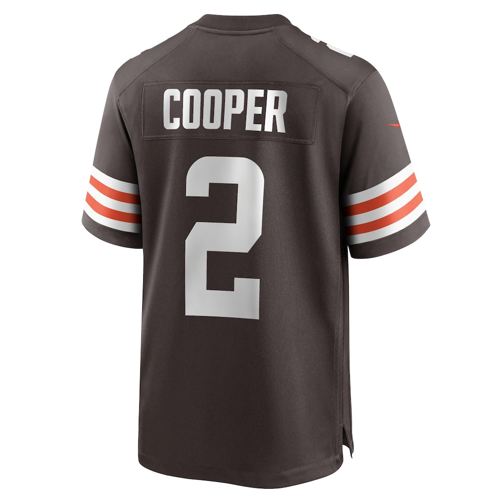 CBdoa C.Browns #2 Amari Cooper Brown Player Game Jersey