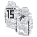 A.Falcons #15 Brian Robinson Player Camo Arctic Salute to Service Hoodies Limited CBdoa Stitched Jerseys