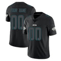 Custom P.Eagles Limited Black Impact Home Game Any Name & Numbers CBdoa Stitched Jerseys