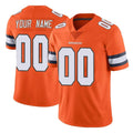 Custom D.Broncos Orange Vapor Untouchable Limited Home Game Any Name & Numbers CBdoa Stitched Jerseys