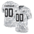 Custom M.Dolphins Arctic Camo Salute To Service Limited Game Any Name & Numbers CBdoa Stitched Jerseys