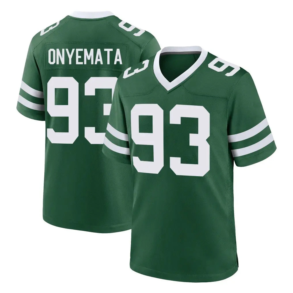 NY.Jets #93 David Onyemata Player Green Legacy Home Game CBdoa Stitched Jerseys
