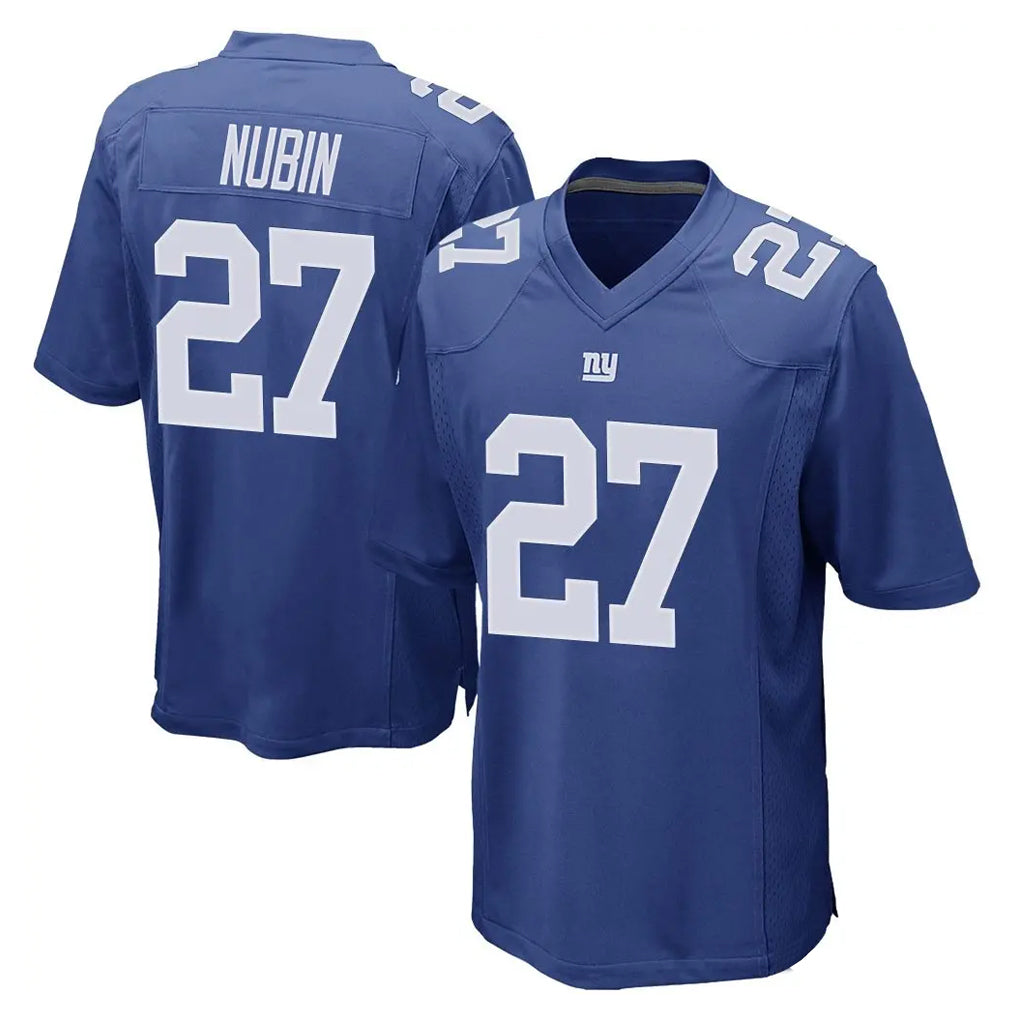 NY.Giants #27 Tyler Nubin Player Royal Home Game CBdoa Stitched Jerseys