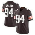 C.Browns #94 Mason Graham Player Brown Color Vapor Untouchable Limited Home Game CBdoa Stitched Jerseys