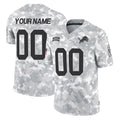 Custom D.Lions Arctic Camo Salute To Service Limited Any Name & Numbers CBdoa Stitched Jerseys