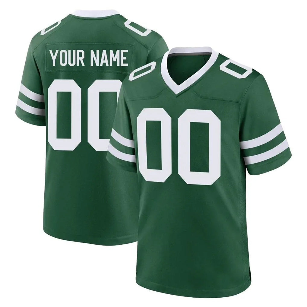 Custom NY.Jets Green Legacy Home Game Any Name & Numbers CBdoa Stitched Jerseys