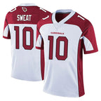 A.Cardinals #10 Josh Sweat Player White Vapor Limited Home Game CBdoa Stitched Jerseys