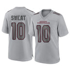 A.Cardinals #10 Josh Sweat Player Gray Atmosphere Fashion Home Game CBdoa Stitched Jerseys