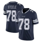 D.Cowboys #78 Terence Steele Player Navy Vapor Untouchable Limited Home Game CBdoa Stitched Jerseys