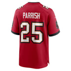 CBdoa TB.Buccaneers #25 Jacob Parrish Red Team Game Jersey
