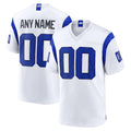 Custom LA.Rams Fearsome White Home Game Any Name & Numbers CBdoa Stitched Jerseys