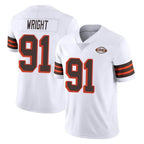 C.Browns #91 Alex Wright Player White Limited  Vapor 1946 Collection Alternate Game CBdoa Stitched Jerseys