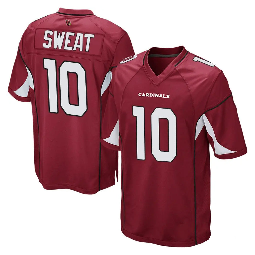A.Cardinals #10 Josh Sweat Player Cardinal Home Game CBdoa Stitched Jerseys
