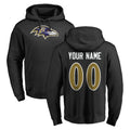 Custom B.Ravens Black Pullover Hoodie Any Name & Numbers CBdoa Stitched Jerseys