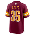 CBdoa W.Commanders #35 Percy Butler Burgundy Player Game Jersey