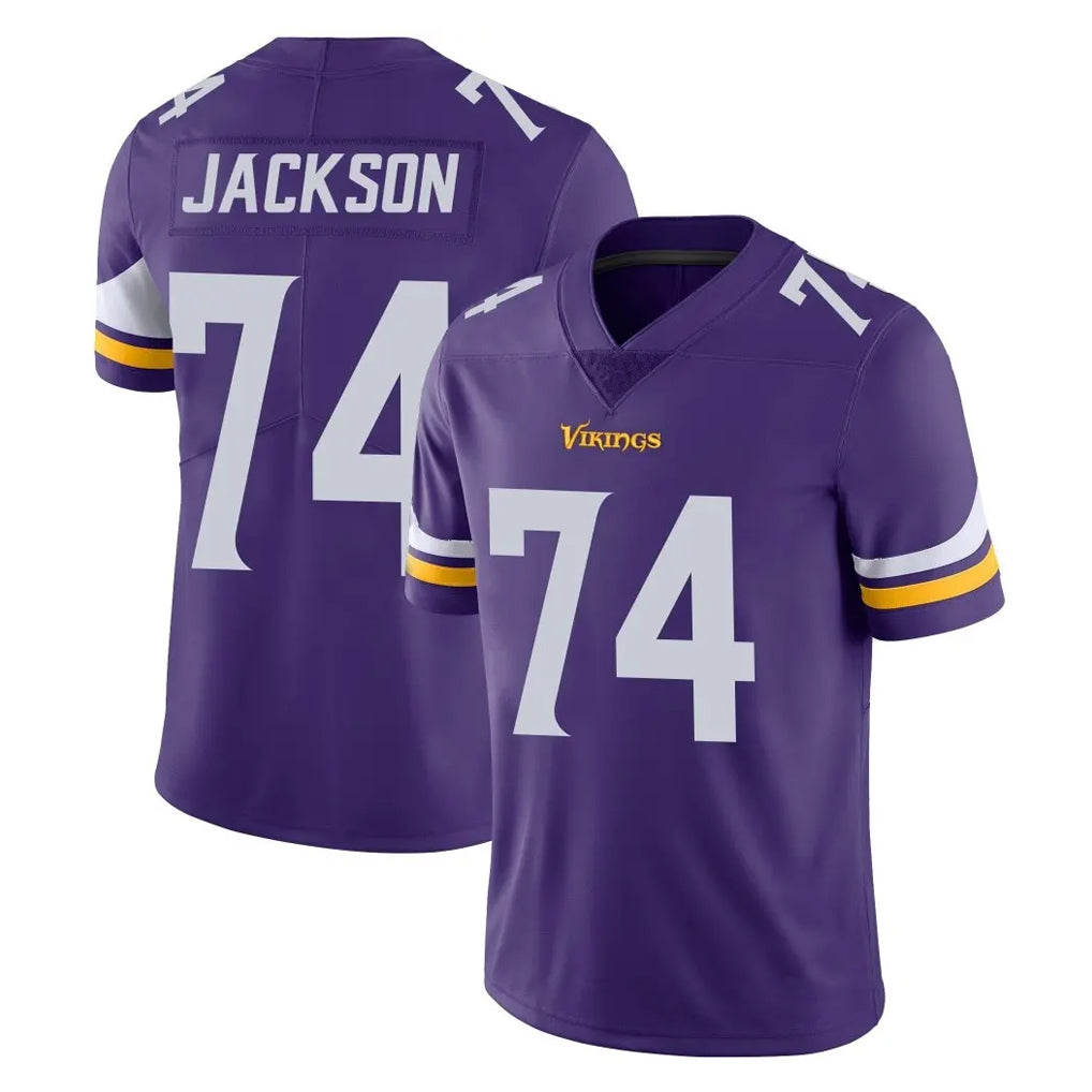 MN.Vikings #74 Donovan Jackson Player Purple Limited Vapor Untouchable Home Game CBdoa Stitched Jerseys